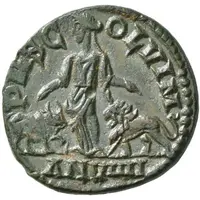 Dupondius - Philip II P M S COL VIM, Viminacium