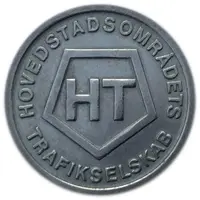 Token - Hovedstadsområdets Trafikselskab Grundpolet Copenhagen