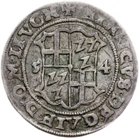 1/2 Mark - Heinrich von Galen and Wilhelm von Brandenburg Riga, attached crosses