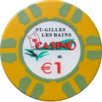 1 Euro - Casino St-Gilles les Bains