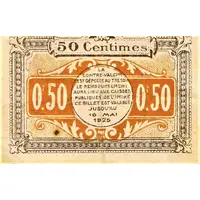 50 Centimes - Chambre de Commerce de Châteauroux 36