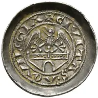 Denaro - Berthold of Merania Eagle