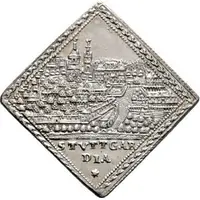 1 Dukatenklippe Silver pattern strike
