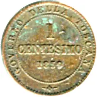 1 Centesimo - Victor Emmanuel II Tuscany