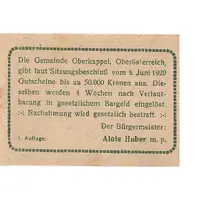 20 Heller Oberkappel