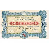 50 Centimes - Ville de Strasbourg 67
