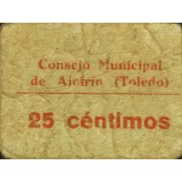 25 Céntimos Ajofrín