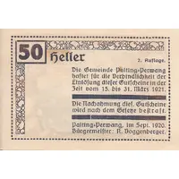 50 Heller Palting-Perwang