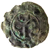 Dinheiro 'Double crosier' - Afonso I