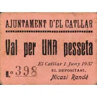 1 Peseta El Catllar