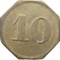 10 Pfennig - Freising Anton Schlüter Motorenfabrik