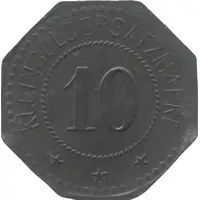 10 Pfennig - Nürnberg Nürnberger Schraubenfabrik u. Facondreherei