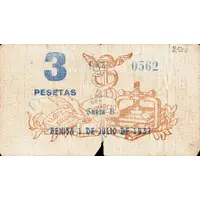 3 Pesetas Benisa