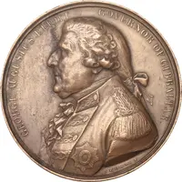 Medal General Elliott, Governor of Gibraltar