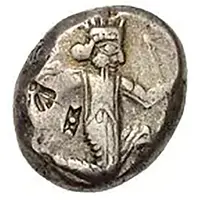 Siglos - Darius II / Artaxerxes II THE ROYAL COINAGE - 4th type B - middle