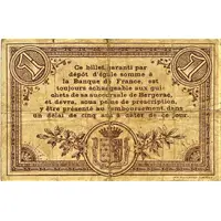 1 Franc - Chambre de Commerce de Bergerac 24