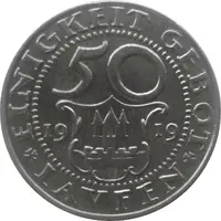 50 Pfennig - Laufen