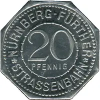 20 Pfennig - Henkersteg Nürnberg-Fürth