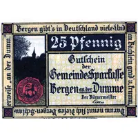 25 Pfennig Gemeinde-Sparkasse
