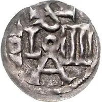 Denier In the name of Otto III, Cologne mint