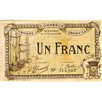 1 Franc - Chambre de Commerce de Granville 50