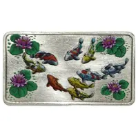 Bar - Nine Koi Fish Antique Colored