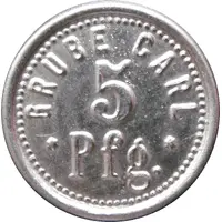 5 Pfennig - Köln Grube Carl