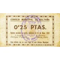 0.25 Pesetas Boltaña
