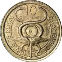 10 Centimes - Chambre de commerce - Dijon [21] Brass Pattern