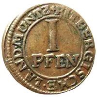 1 Pfennig - Wenzel Anton