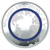 1000 Francs CFA Planet Earth