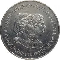 50 Pence - Elizabeth II Royal Wedding