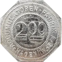 2 Mark - Hagen Accumulatoren-Fabrik