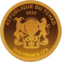 3000 Francs CFA Pope Leo XIV