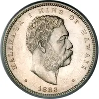 1/2 Dollar - Kalākaua I