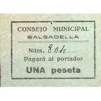 1 Peseta Salsadella