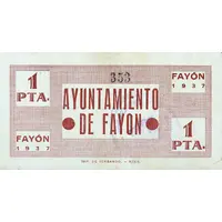 1 Peseta Fayón