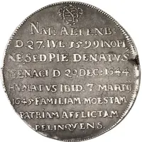 1 Thaler - Albert II Death of Albert II