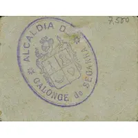 50 Céntimos Calonge de Segarra