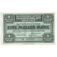 1 000 000 Mark Maschinenbau-Anstalt Humboldt