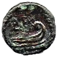 Drachm - Berytos colonial issue with Marsyas and galley prow