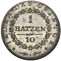 1 Batzen / 10 Rappen