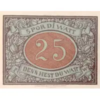 25 Pfennig Sparkasse