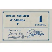 1 Peseta Albons
