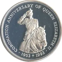 2 Dollars - Elizabeth II Coronation