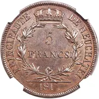 5 Francs - Alexandre Berthier Pattern