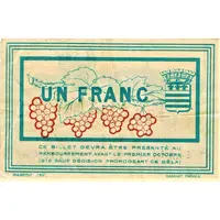 1 Franc - Chambre de Commerce de Béziers 34