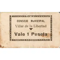 1 Peseta Villar de la Libertad