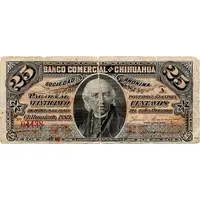 25 Centavos Banco Comercial de Chihuahua
