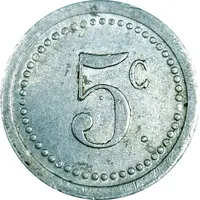 5 Centimes - Société coopérative d'alimentation - Dortan [01]